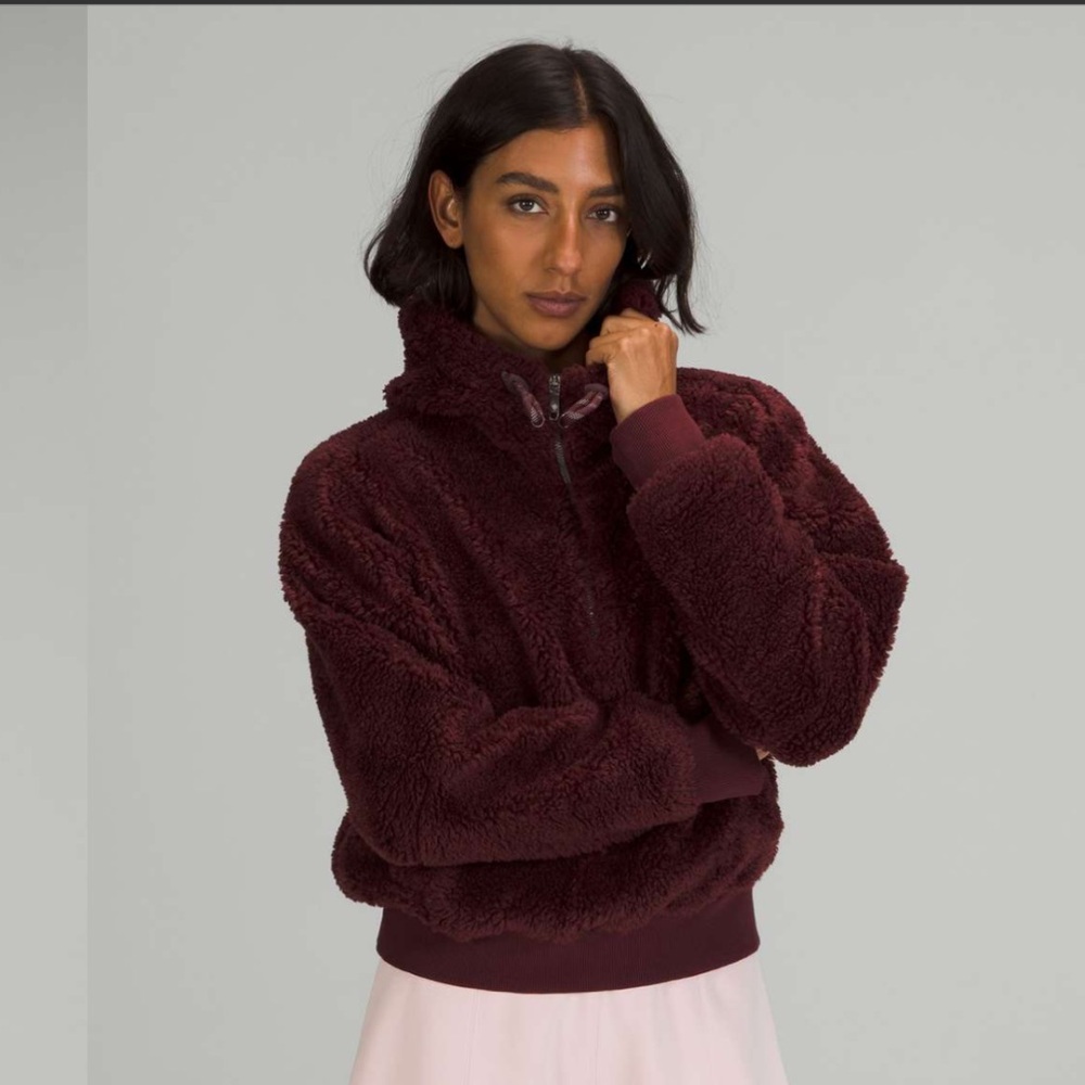 Lululemon Textured Fleece 1/2 Zip